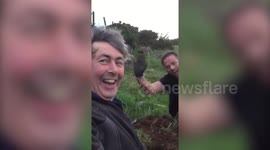 Moment metal detectorists uncover haul of gold coins worth at least £100k in Northern Ireland