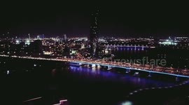 Dubai Night View over Festival City