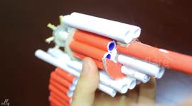 Ukraine man makes REVOLVER only using paper and glue