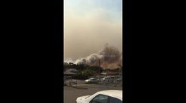 Footage from Club Old Bar of the NSW Australian Bush Fires