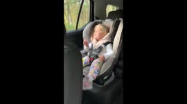 Baby girl rapping to Lizzo music