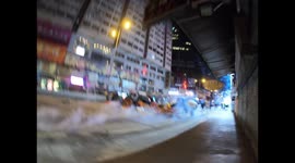 Tear gas and leafblower