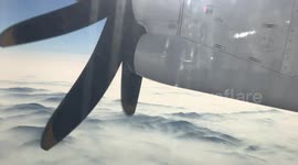 Blankets of smoke from Australia's bushfires seen from plane