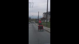 in a random drive to work I made a video that is interesting.