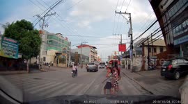 Two Students Survive Being Hit By Approaching Car