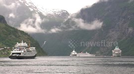 Cruisehips Geiranger 04