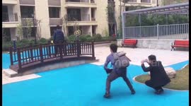 Synthetic 'fake lake' built by real estate developers in China causes controversy amongst residents