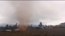 Little tornado make peoples laught in Indonesia