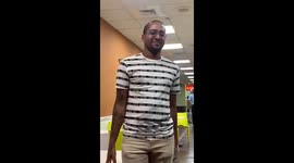 Emotional moment Trinidadian man left speechless after friends surprise him with his first-ever holiday out of the country