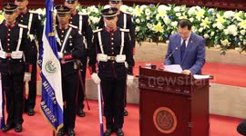 El Salvador's Parliament swears in new president Mario Ponce