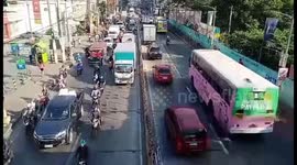 Mcarthur highway northbound and southbound.. The metro manilas gateway to the north