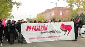 Students march through Madrid protesting recent university cuts