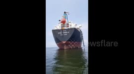 Disembarking at achorage