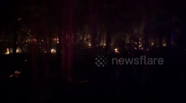 Driving through Gospers Mountain