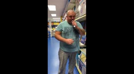 Having a bit of fun while out Christmas shopping for our Daughter