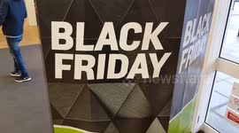 Black Friday Big Signage in Curry's and Argos stores - November sales UK