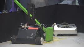 Sparks fly at robot battle competition in Bangkok