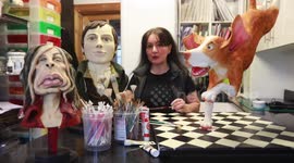 A talented baker made a nearly-lifesize sculpture of her pet beagle - out of CAKE