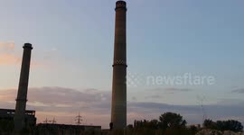 Demolition of two towers