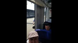 Train leave without important person