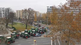 German farmers go on protest