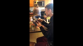 'Someone help me': 16-year-old completely perplexed when asked to open tin of beans