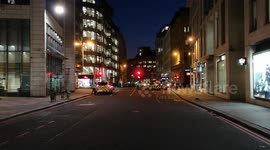 Members Of The Public Curious About The London Bridge Incident Crowed At the Barriers 