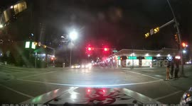 Taxi does not wait till clear to go