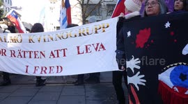 Demonstration Against Oppression in Latin America takes place in Malmo, Sweden.