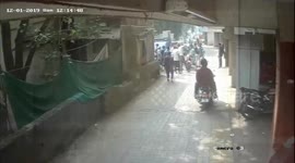 Lucky escape as passersby catch toddler that fell from third floor of Indian house