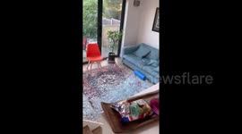 London man's skylight SHATTERS in shower of shards from ice seeping in