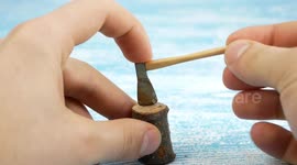 Ukrainian man Made the Smallest ax in SIze 2 INCHES