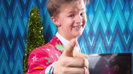 A sixth-form pupil is devastated after his Christmas suits were BANNED by his 