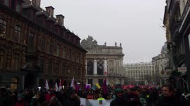 French protest in Lille, december 5th