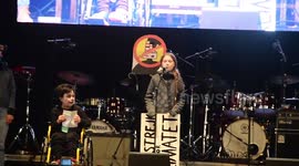 Time Magazine Person of the Year Greta Thunberg addresses crowds in Madrid on sidelines of COP25
