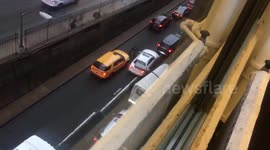 Bizarre car chase in NYC ends in arrest after multiple crashes