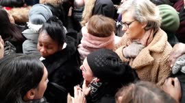 Woman collapses as commuter chaos and travel misery continues on eighth day of national strikes in Paris