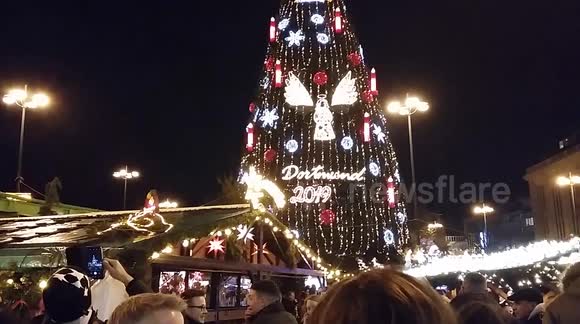 Germany claim to have the world's largest Christmas tree made out of 1,700 individual spruces