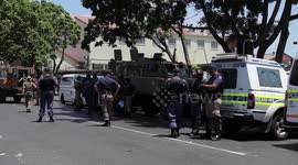 Illegal immigrants arrested in Bellville, near Cape Town, South Africa