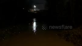 The River Roding Comes Close To Flooding