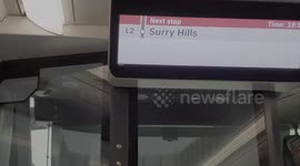 Successful quick trip on Sydney's new light rail system