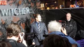 Henry Cavill At The UK Premiere Of The Witcher 