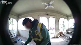 Police officer returns packages that UPS courier stole from Illinois household