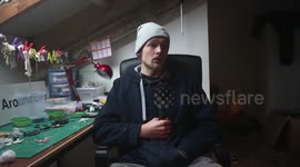 Taxidermist has come up with stuffed festive animals ready for the tree