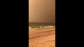 Hyams Beach Covered in Smoke & Ash