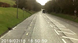 Dangerous manoeuvre in front of hgv