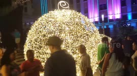 This display of Christmas lights in El Salvador's capital is a must-see for locals