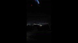 Starliner Spacecraft in sky