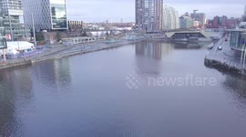BBC media city and manchester docks