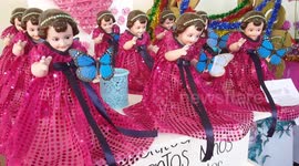 Holy innocent children have gathered in Antiguo Cuscatlán in El Salvador